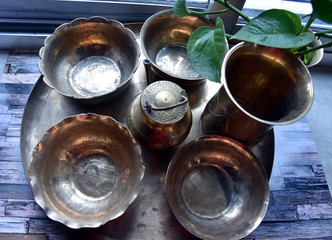 Traditional Utensils made of Brass Metal