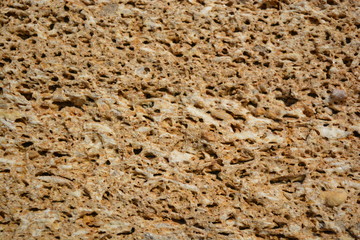 Texture of porous stones from a cathedral