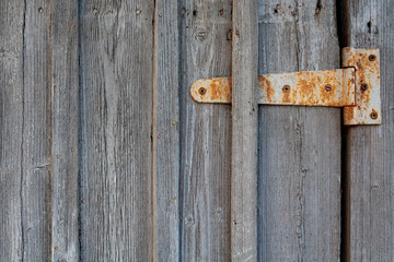 old wooden door
