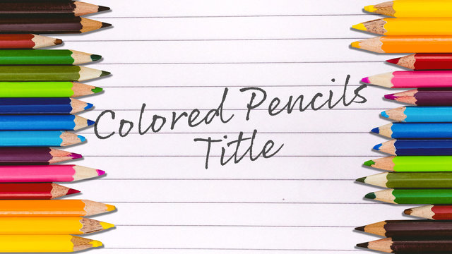 Colored Pencils Title