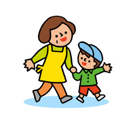 おばあちゃんと孫