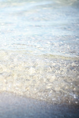 The surf on the coast of the Black Sea