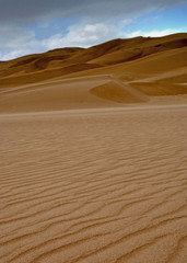 Fototapeta na wymiar Ripples At Grand Sand Dunes National Park