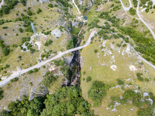 Nevidio Canyon is positioned within Durmitor National Park. It is 2 km long and hundreds of meeter deep gorge which is interesting for canyoning.