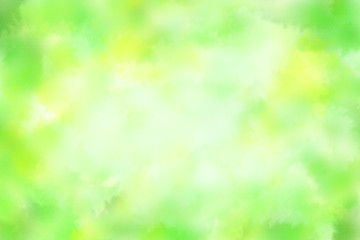 Obraz premium グリーンのグラデーション、水彩