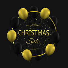 Christmas sale illustration