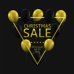 Christmas sale illustration