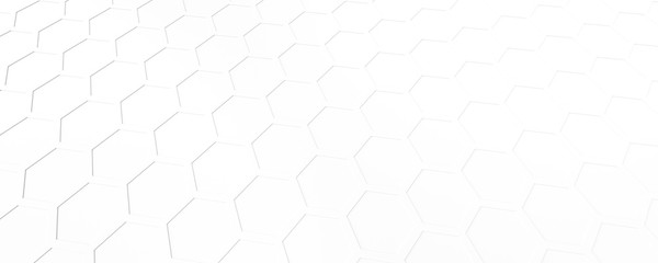 white honeycomb tridimensional background, 3d illustration