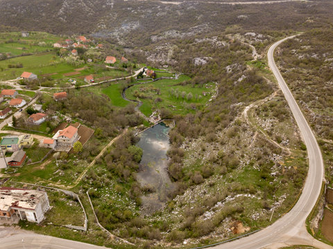 The Gornjepolje Spring (Gornjepoljski Vir) is a huge karst spring in the Central Montenegro close to Nik&scaron;ić Niksic