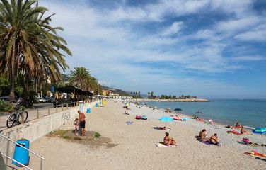 Beach - Menton - French Riviera