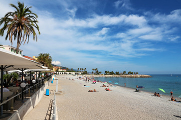 Beach - Menton - French Riviera
