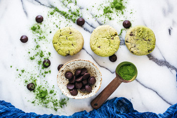 Chocolate Chip Kale Powder Cookies