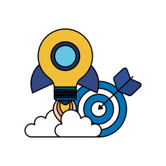 target arrow success with rocket bulb launcher