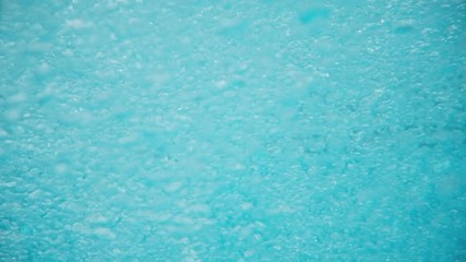 Bubbles rising to the surface. Air bubbles in water in sea (underwater shot), good for backgrounds. Slow motion.