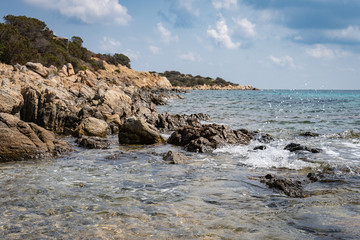 Fototapeta na wymiar Sea, Rocks and Waves