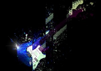 抽象的なギター