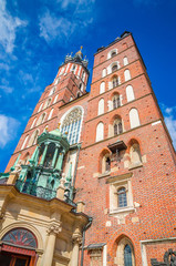Basilica of Saint Mary in Krakow, Poland