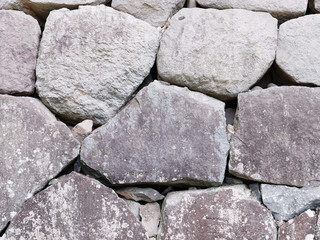 Stacked stone wall background