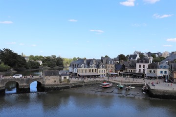 Le Port  "Saint Goustan" dans la ville de Auray - Département Morbihan - Bretagne - France