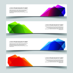 Vector Abstract banner web template