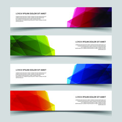 Vector Abstract banner web template