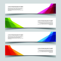 Vector Abstract banner web template