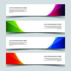 Vector Abstract banner web template