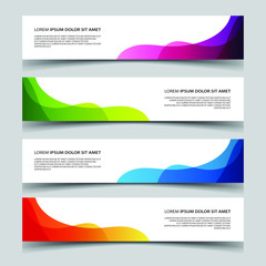 Vector Abstract banner web template