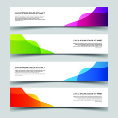 Vector Abstract banner web template