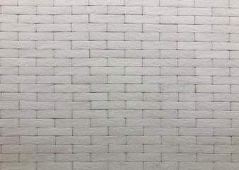 Natural white brick wall background