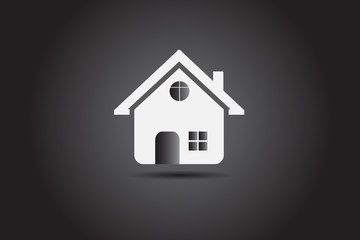 Real estate house icon logo vector