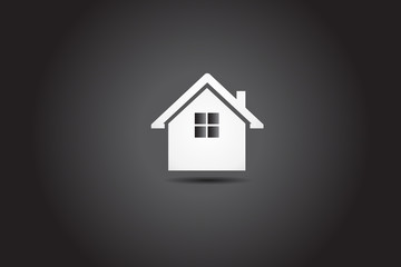 Real estate house icon logo vector