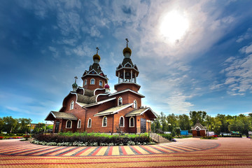 Orthodox Church in honor of the Epiphany. Berdsk, Western Siberia