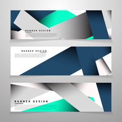 minimalist banners rectangle with a combination of colors and shadows. vector illustration.