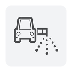 tractor spraying icon