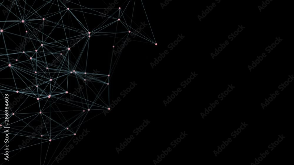 Aufkleber plexus white abstract network technology business science. connecting dots and lines. global network