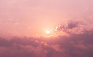 Beautiful sky before Sunset Sunrise.