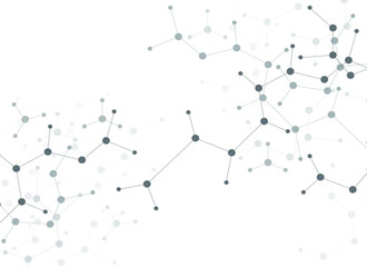 Structure molecule and communication Dna background. atom Vector illustration.