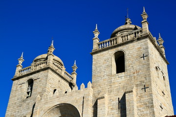 The Porto Cathedral (Cathedral of the Assumption of Our Lady) or Sé do Porto, Porto, Portugal