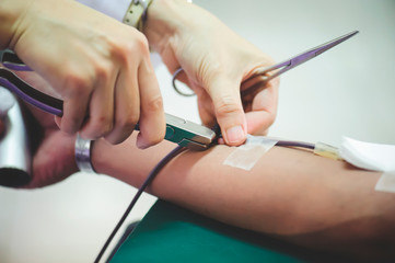 donating blood for transfusions : Blood donation and blood donor,  hemolytic transfusion bank...