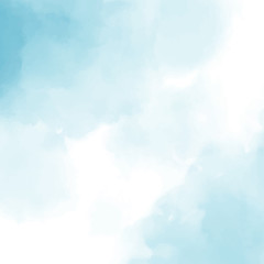 blue watercolor square background