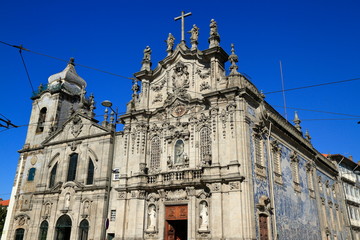 Fototapeta na wymiar Church of Ordem Terceira de Nossa Senhora do Carmo, Porto