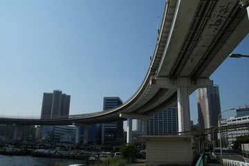 レインボーブリッジのある風景