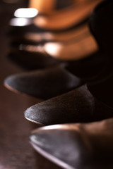 Tips of Women High Heel lack Shoes .