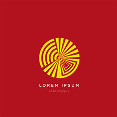 Simple Minimalist Curve Line  Logo Design