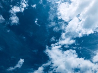 blue sky with clouds