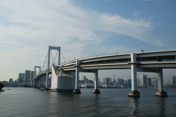 レインボーブリッジのある風景