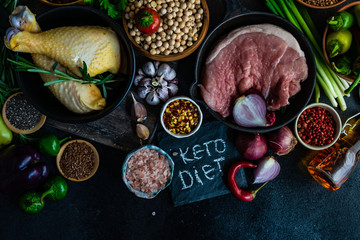 Organic food concept