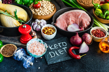 Organic food concept