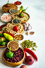 Organic food concept